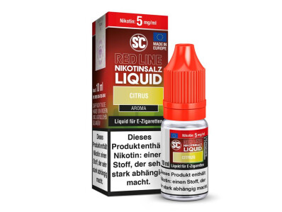 SC - Red Line - Citrus - Nikotinsalz Liquid - 5 mg/ml...