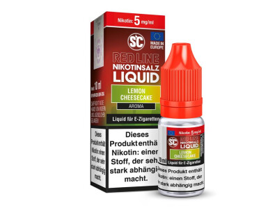 SC - Red Line - Lemon Cheesecake - Nikotinsalz Liquid - 5...