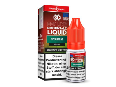 SC - Red Line - Spearmint - Nikotinsalz  box