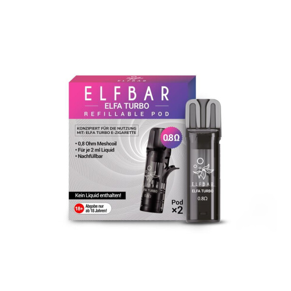 Elfbar Elfa Turbo ☀ Pod-System mit Turbo-Modus & MTL, 12,95 €