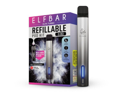 Elfbar Elfa Turbo Pod Kit E-Zigarette aurora-schwarz (1er...