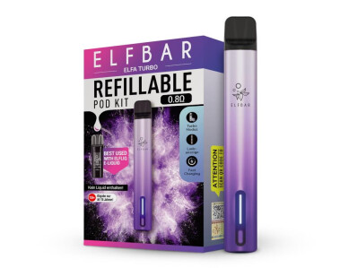 Elfbar Elfa Turbo Pod Kit E-Zigarette aurora-lila (1er...