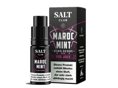 Salt Club - Flavorist Maroc Mint - Dark Berry -...