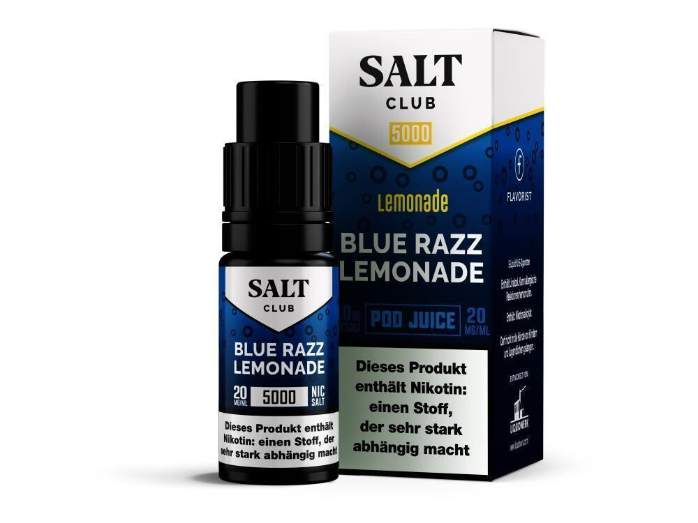 Salt Club - 5000 - Blue Razz Lemonade Nikotinsalz Liquid