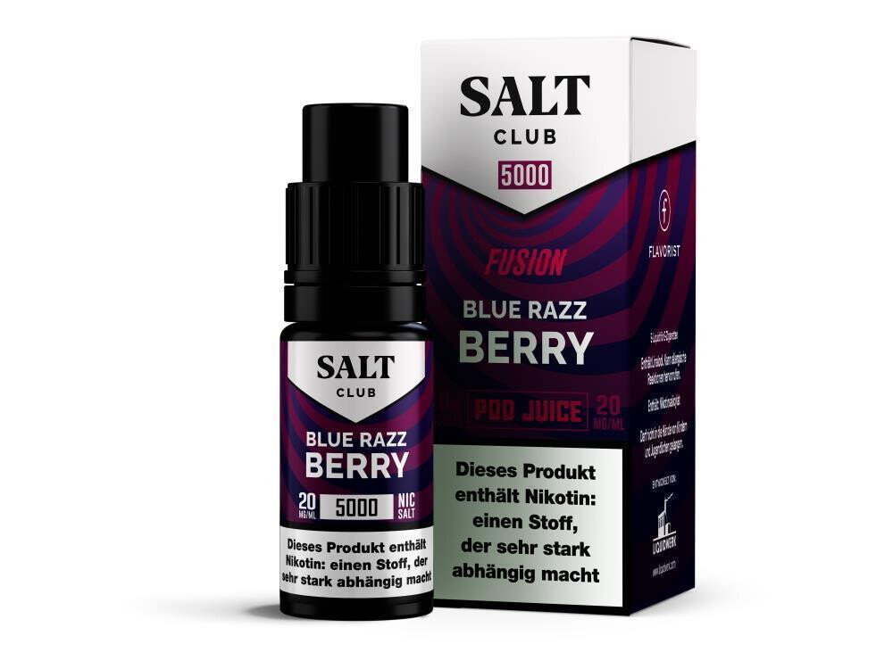 Salt Club - 5000 - Blue Razz Berry Nikotinsalz Liquid