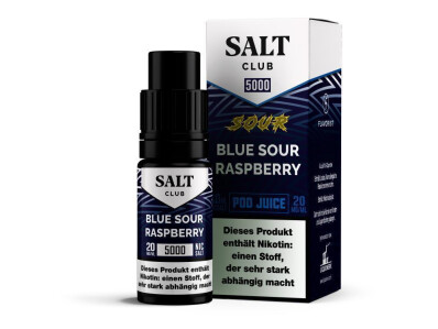 Salt Club - 5000 - Blue Sour Raspberry Nikotinsalz Liquid...