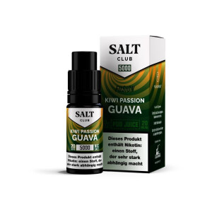 Salt Club - 5000 - Kiwi Passion Guava Nikotinsalz Liquid...