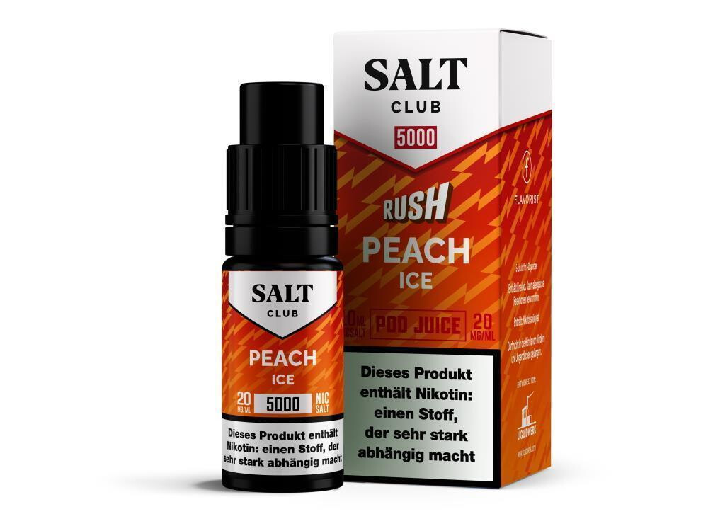 Salt Club - 5000 - Peach Ice Nikotinsalz Liquid