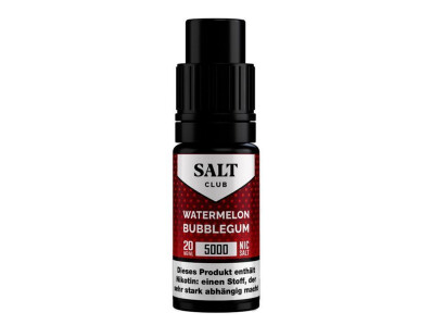 Salt Club - 5000 - Watermelon Bubblegum Nikotinsalz Liquid