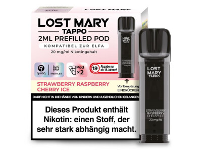 Lost Mary Tappo Pod - Strawberry Raspber box