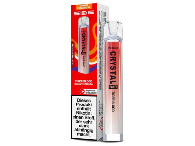 SKE Crystal Bar Einweg E-Zigarette - Tiger Blood - 20...