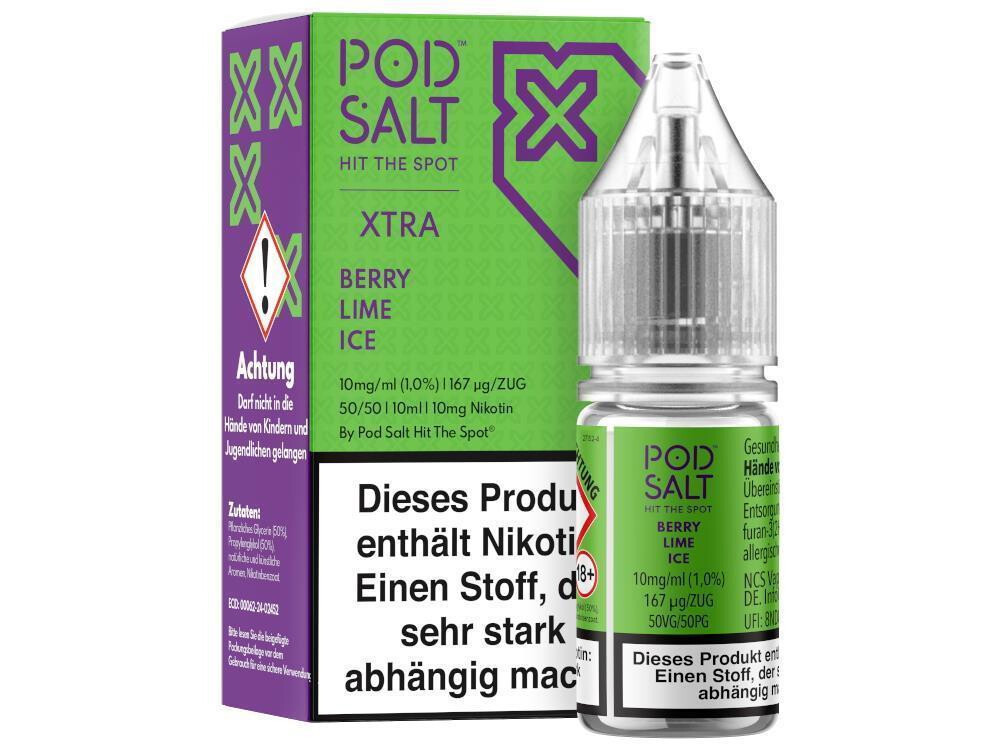 Pod Salt X - Berry Lime Ice - Nikotinsalz Liquid