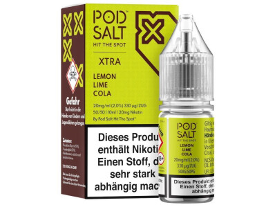 Pod Salt X - Lemon Lime Cola - Nikotinsalz Liquid - 20...