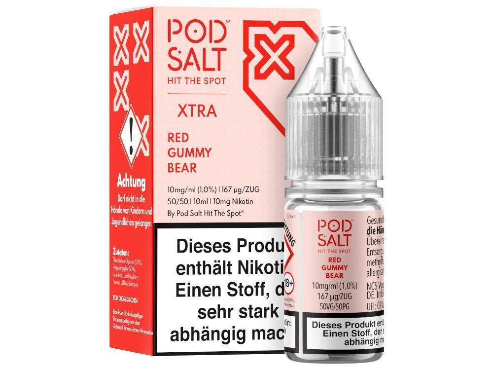 Pod Salt X - Red Gummy Bear - Nikotinsalz Liquid