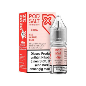 Pod Salt X - Red Gummy Bear - Nikotinsalz Liquid - 20...