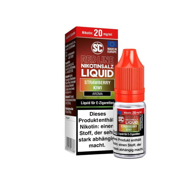 kiwi liquid ohne nikotin SC Red Line Strawberry Kiwi Nikotinsalz Liquid ☀, 7,85 €