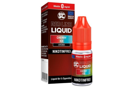 SC - Red Line - Cherry Ice - Nikotinsalz Liquid - 0 mg/ml...