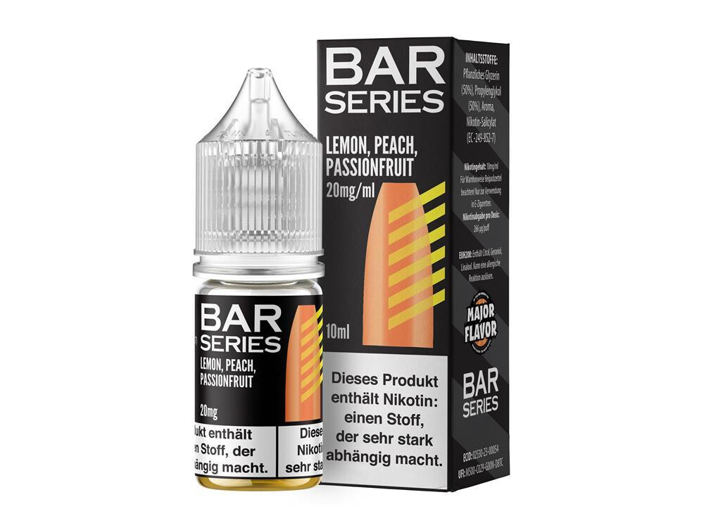 Bar Series - Lemon Peach Passionfruit - Nikotinsalz Liquid