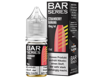 Bar Series - Strawberry Banana - Nikotinsalz Liquid - 10...