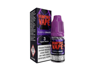 Vampire Vape Liquid - Purple Craze - 3 mg/ml (1er Packung)