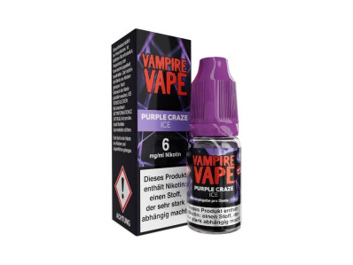 Vampire Vape Liquid - Purple Craze Ice - 6 mg/ml (1er...