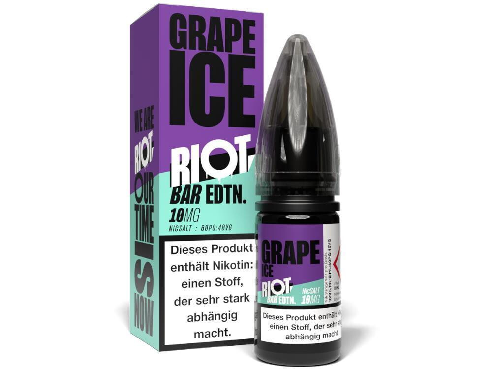 Riot Squad - BAR EDTN. - Grape Ice - Nikotinsalz Liquid