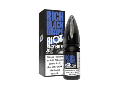 Riot Squad - BLCK Edition - Rich Black Grape - Hybrid...