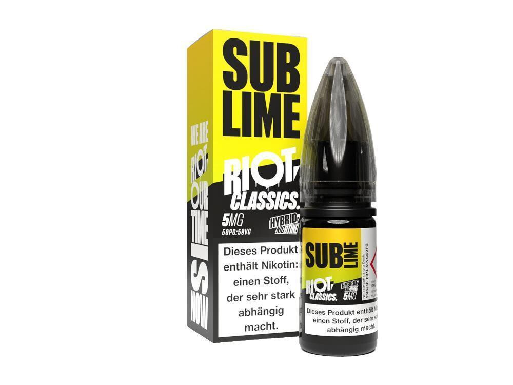 Riot Squad - Classics - Sub Lime - Hybrid Nikotinsalz Liquid