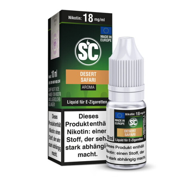 SC Liquid - Desert Safari Tabak - 6 mg/ml (10er Packung)