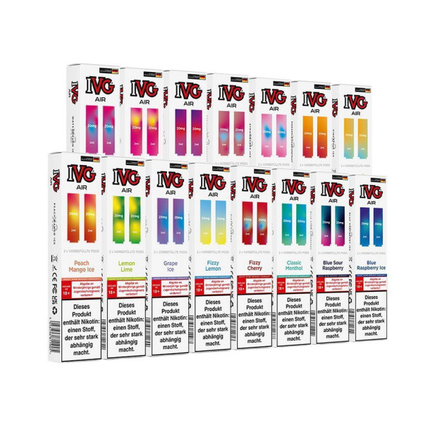 elfbar elfa kaufen Yellow (Multi Flavour) - IVG Air 4 in 1 Starter Kit main image 0