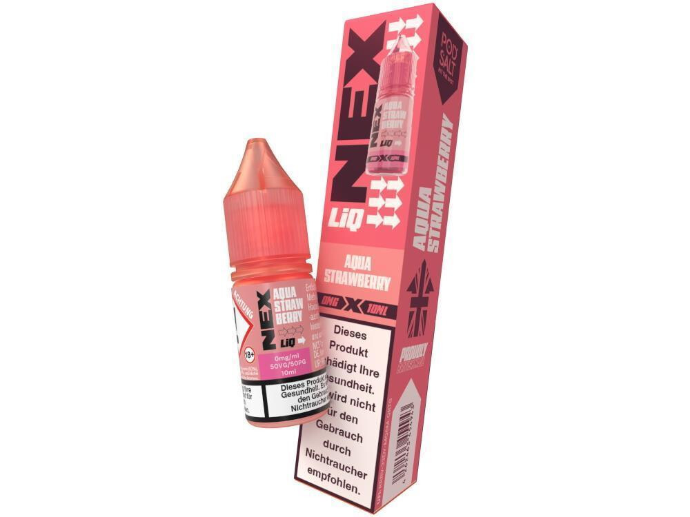 Pod Salt NexLiq - Aqua Strawberry - Nikotinsalz Liquid