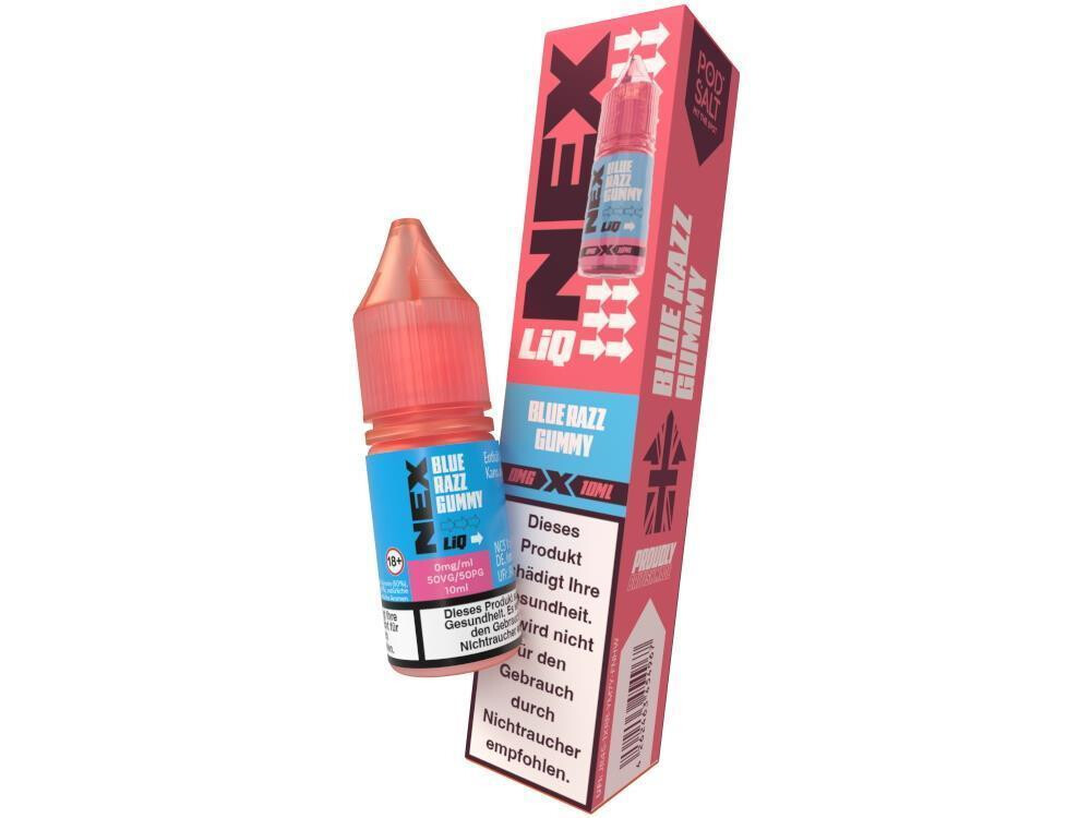 Pod Salt NexLiq - Blue Razz Gummy - Nikotinsalz Liquid