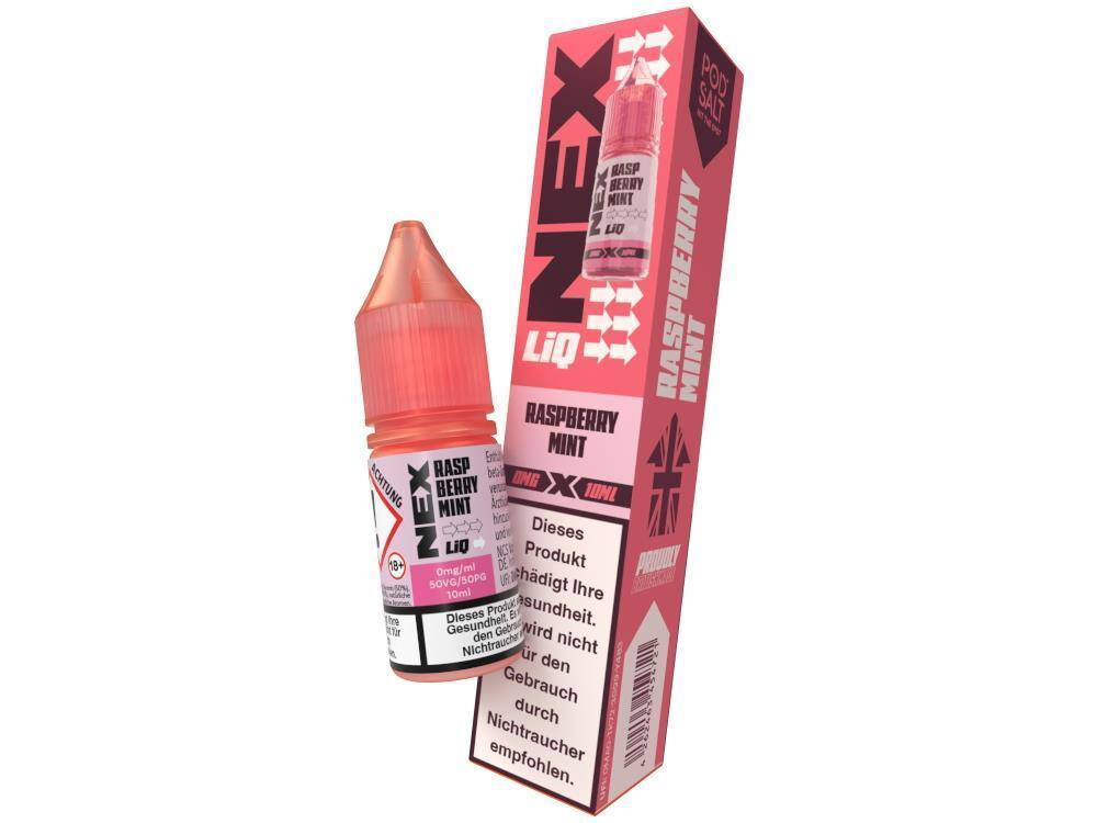 Pod Salt NexLiq - Raspberry Mint - Nikotinsalz Liquid