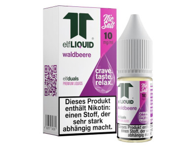 Elf-Liquid - Dual - Waldbeere - Nikotinsalz Liquid - 10...