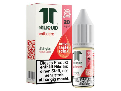 Elf-Liquid - Single - Erdbeere - Nikotinsalz Liquid - 20...