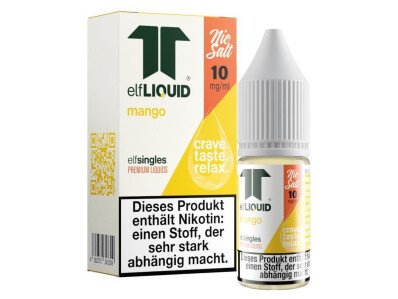 Elf-Liquid - Single - Mango - Nikotinsalz Liquid