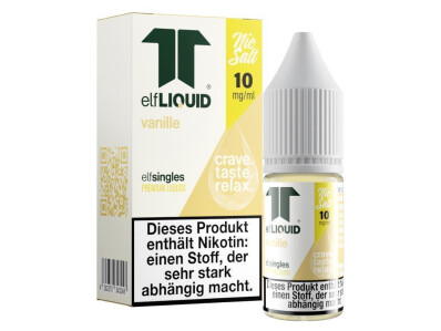 Elf-Liquid - Single - Vanille - Nikotinsalz Liquid - 10...