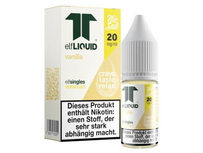 Elf-Liquid - Single - Vanille - Nikotinsalz Liquid - 20...