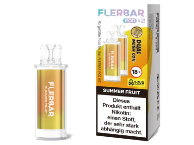 Flerbar Pod - Summer Fruit - 20 mg/ml (2 Stück pro...