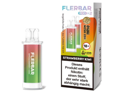 Flerbar Pod - Strawberry Kiwi - 20 mg/ml (2 Stück...