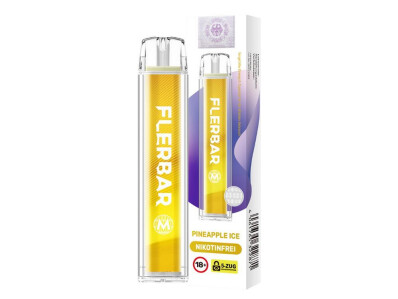 Flerbar M Einweg E-Zigarette - Pineapple Ice - 0 mg/ml...