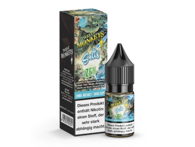 Twelve Monkeys - Iced - Zen Nikotinsalz Liquid - 20 mg/ml...