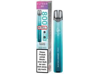 Elfbar 800 Einweg E-Zigarette - Blue Razz Lemonade - 20...