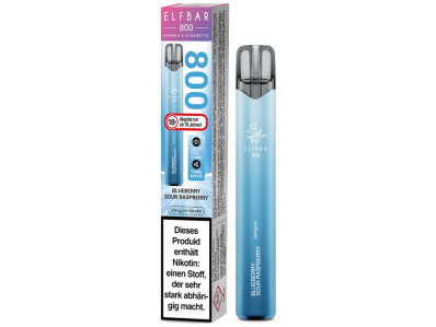 Elfbar 800 Einweg E-Zigarette - Blueberry Sour Raspberry...