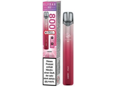 Elfbar 800 Einweg E-Zigarette - Cherry - 20 mg/ml (1er...
