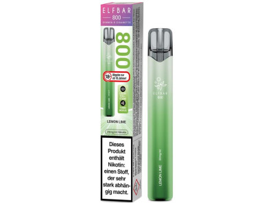 Elfbar 800 Einweg E-Zigarette - Lemon Lime - 20 mg/ml...