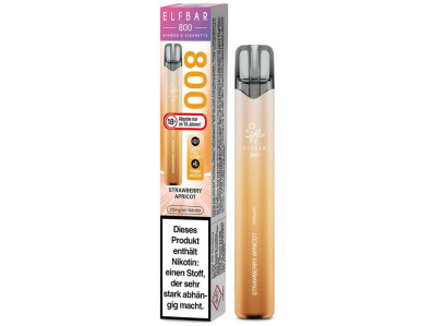 Elfbar 800 Einweg E-Zigarette - Strawberry Apricot - 20...