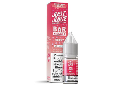 Just Juice - Bar - Cherry - Nikotinsalz Liquid - 10 mg/ml...