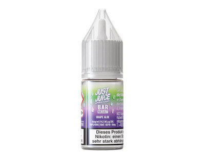 Just Juice - Bar - Grape Aloe - Nikotinsalz Liquid - 10...