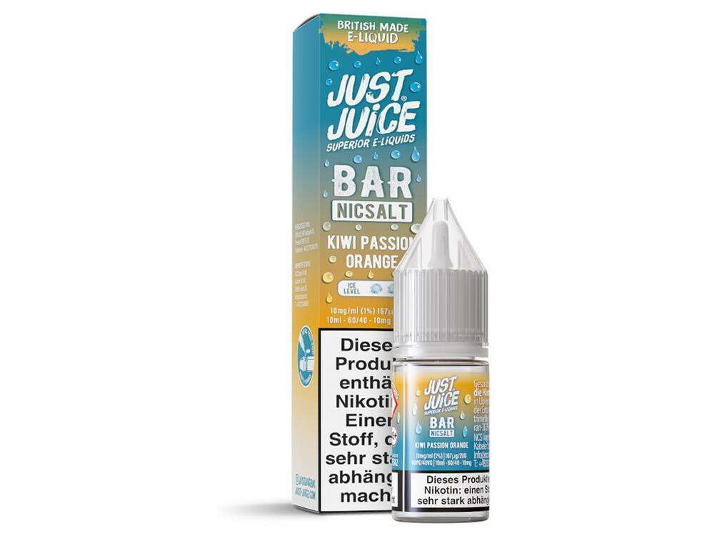 Just Juice - Bar - Kiwi Passion Orange - box